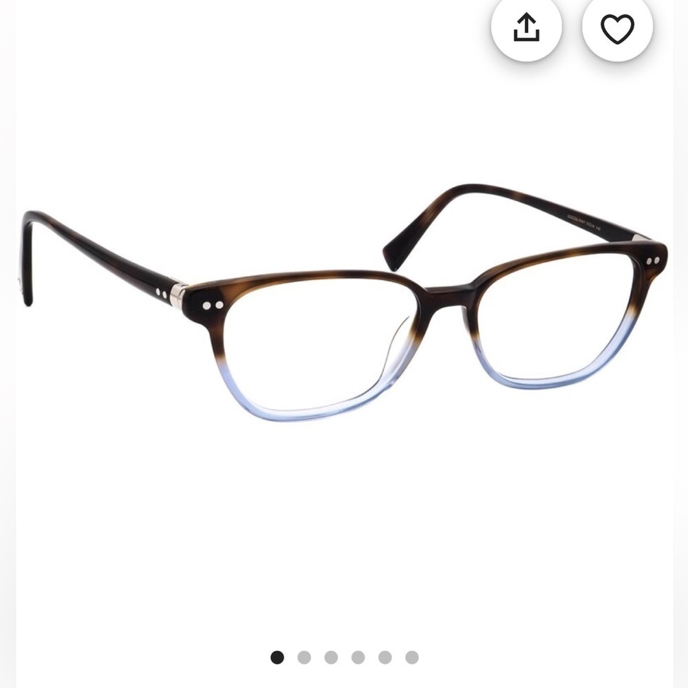 Seraphin Eyeglasses Azalea/8967 Tortoise/Blue Square Japan 53[]16 145 Handmade